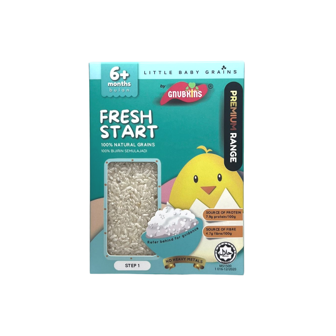 Gnubkins (Little Baby Grains) Fresh Start Baby Rice Step 1  6M+ (Expiry 30-10-2026)