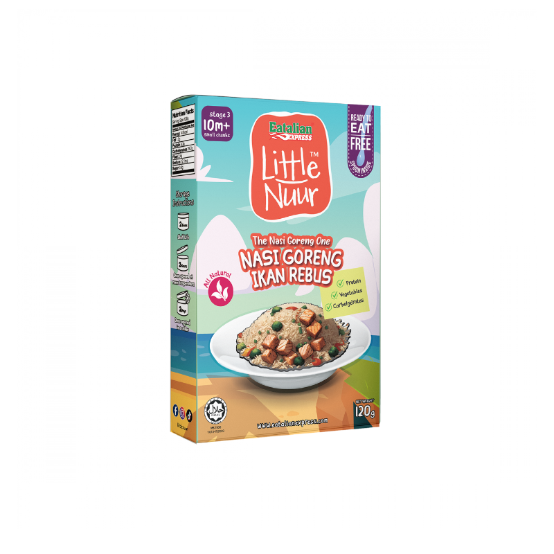 Eatalian Express Ready Meal - Nasi Goreng Ikan Rebus 10M+ (Expiry 19-08-2026)