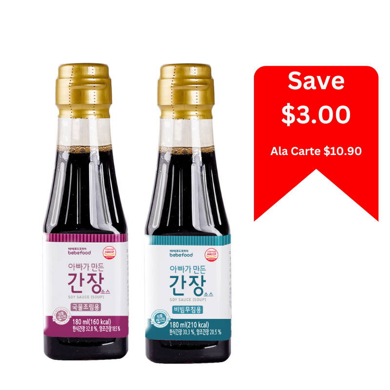 Bebefood Soy Sauce BUNDLE 10M+ (Expiry 16042025) EEssential SG