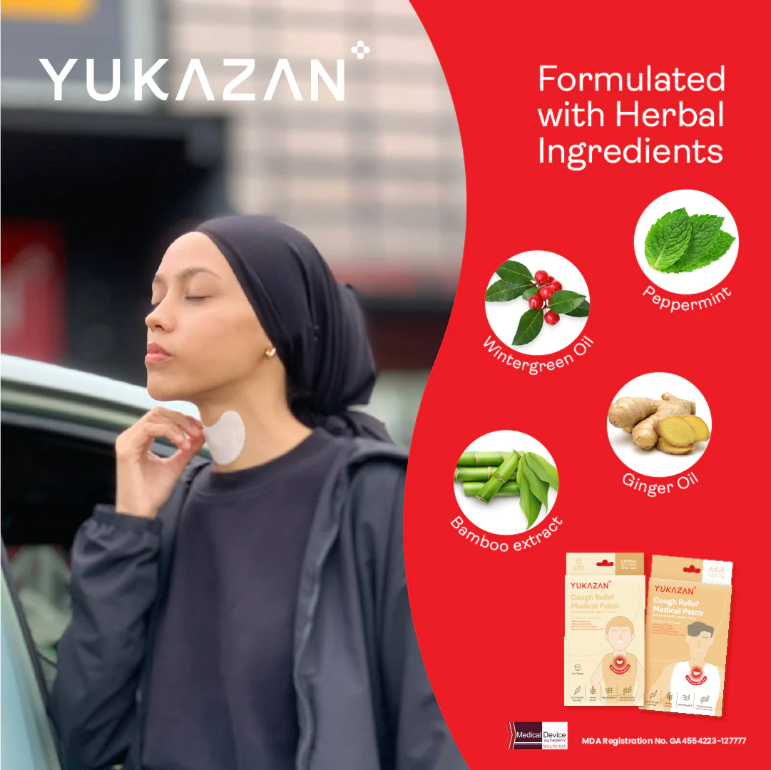 Yukazan Cough Relief Patch for Adult (Expiry 30-10-2026)