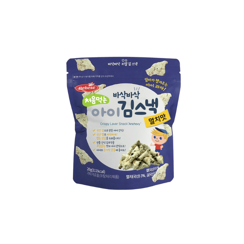 Bebest Crispy Laver Snack - Anchovy 10M+