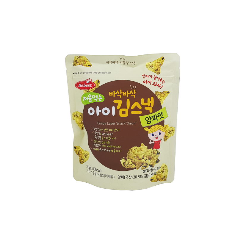 Bebest Crispy Laver Snack - Onion 10M+