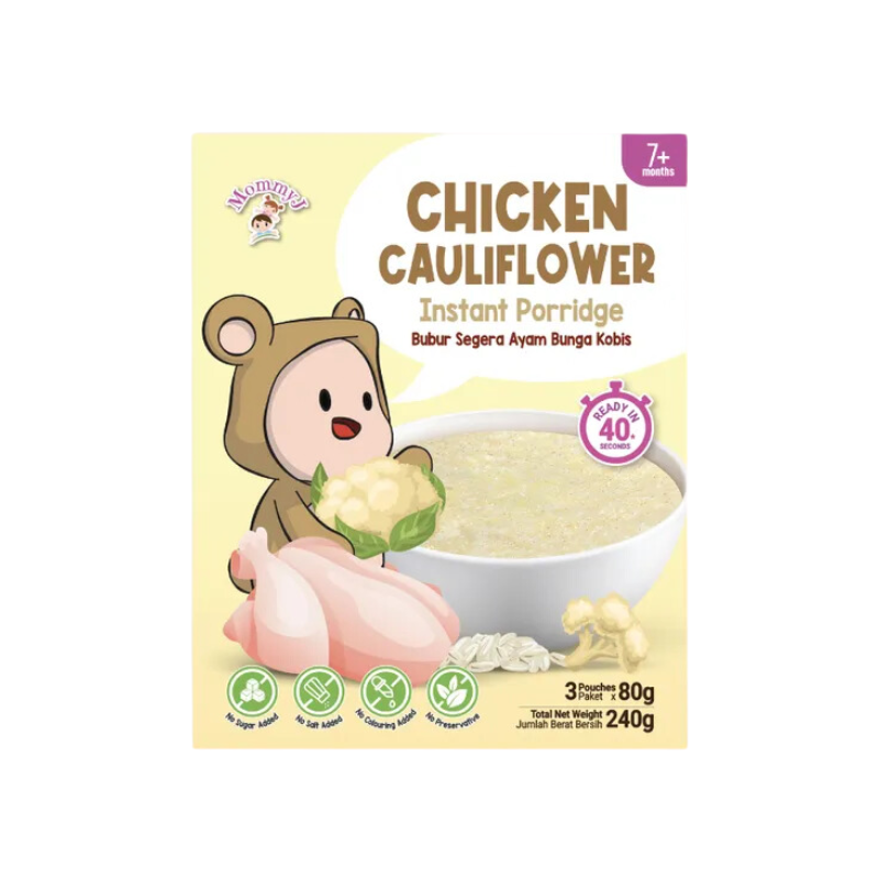 MommyJ Instant Porridge Chicken Cauliflower 7M+