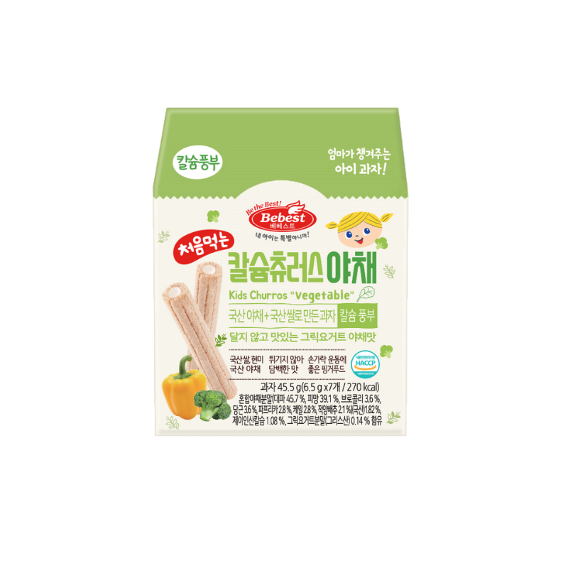 Bebest Kids Churros - Vegetable 8M+
