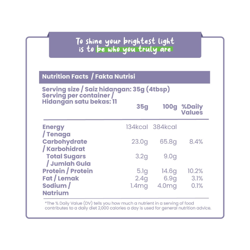 Love Earth Instant Organic Muesli B'eauty Oat 400g (Expiry 30-01-2027)
