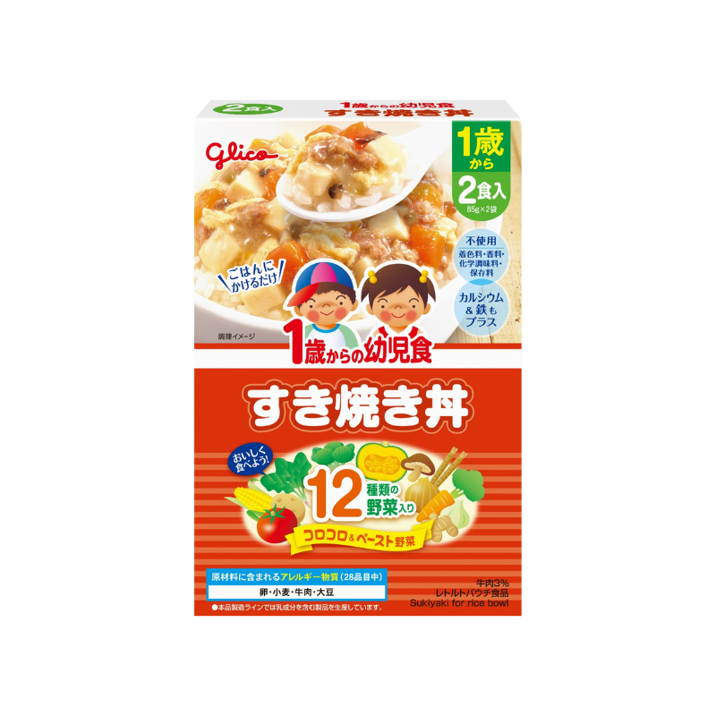 Glico Sukiyaki for Rice Bowl 12M+