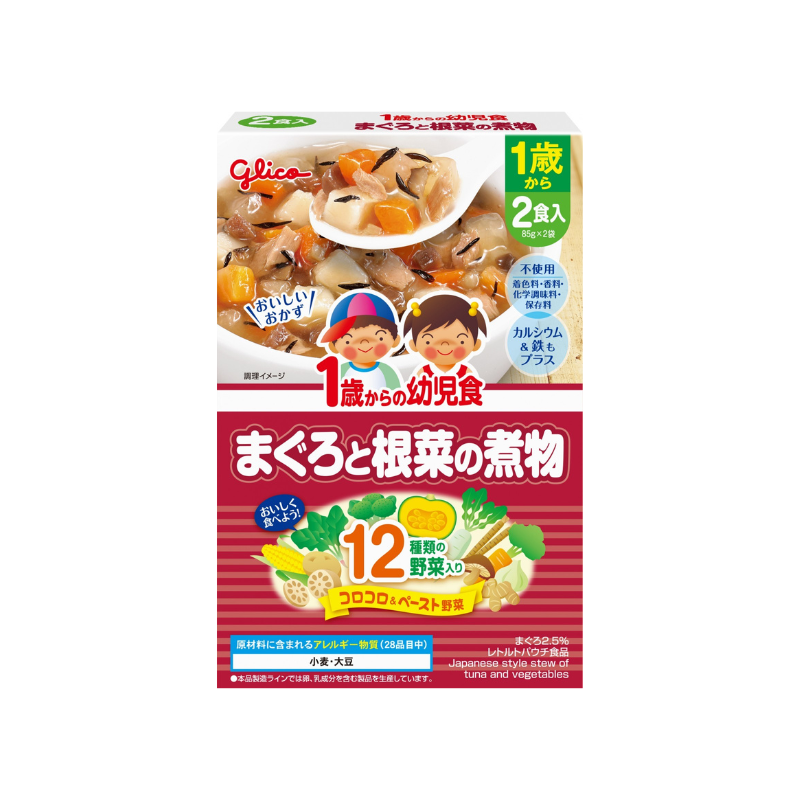 Glico Japanese Style Stew of Tuna and Vegetables 12M+