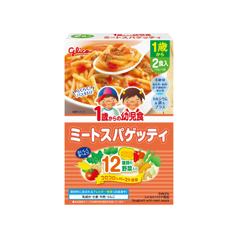 Glico Spaghetti with Meat Sauce 12M+