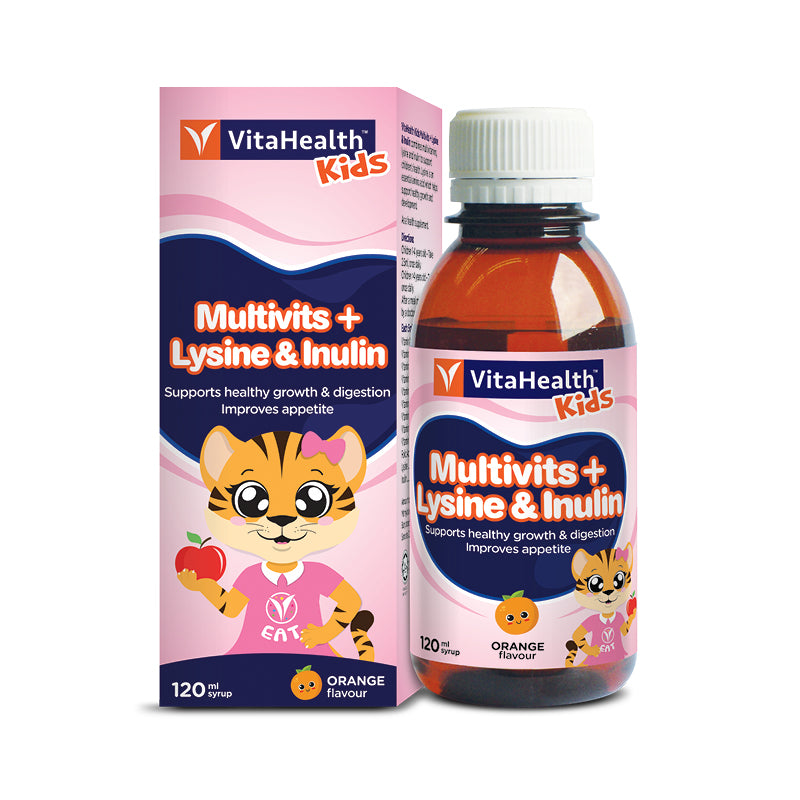 Vitahealth Kids Multivits + Lysine & Insulin > 1Y+ (Expiry 09-08-2025)