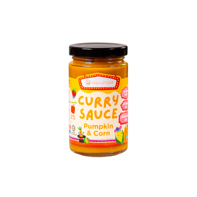 Haruplate My First Curry Spiced Pumpkin & Corn Sauce 9M+ (Expiry 07-05-2027)