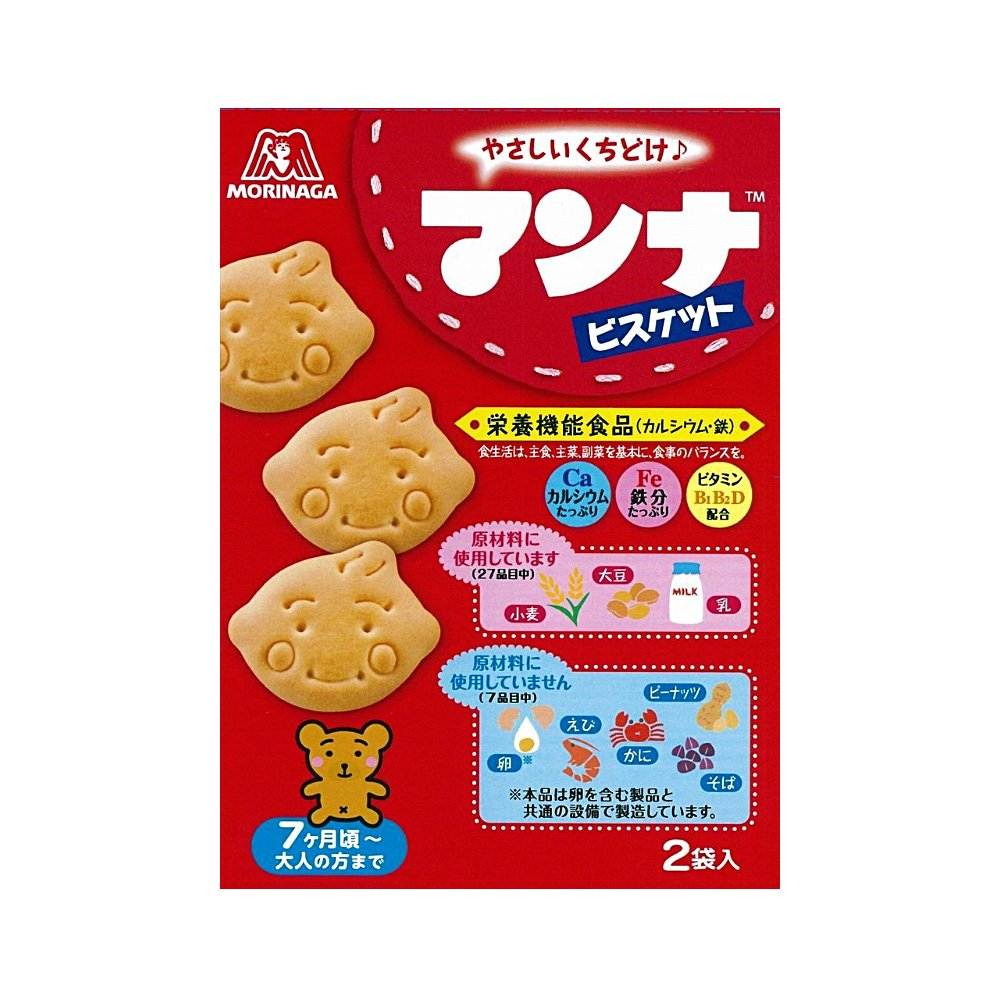 Morinaga Manna Biscuit 7M+ (Expiry 30-07-2024)
