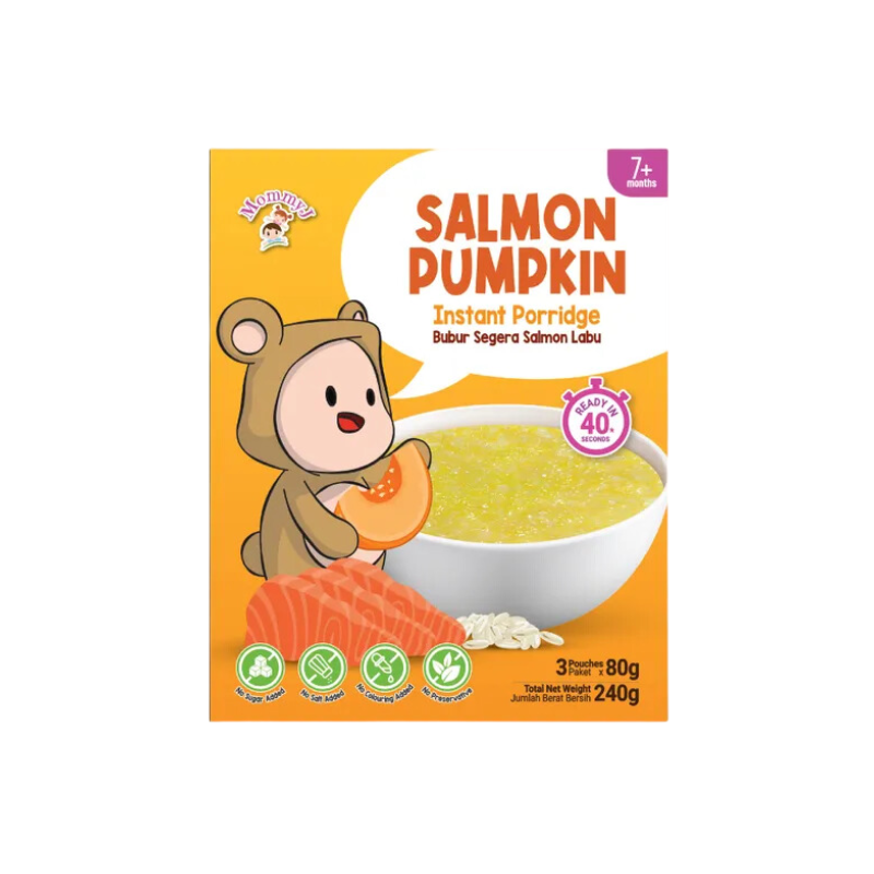 MommyJ Instant Porridge Salmon Pumpkin 7M+