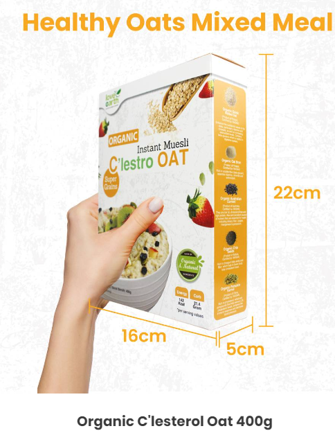 Love Earth Instant Muesli C'lestro Oat 400g (Expiry 20-11-2025)