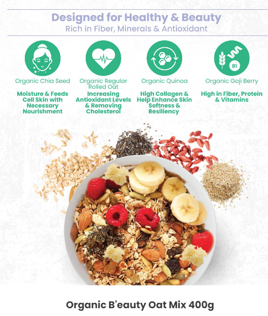 Love Earth Instant Muesli B'eauty Oat 400g