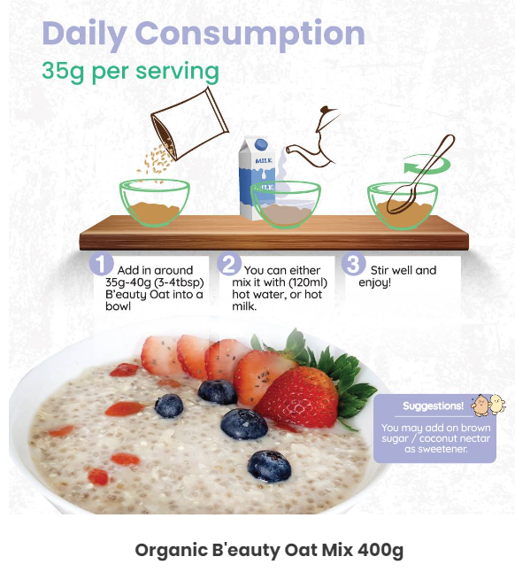 Love Earth Instant Muesli B'eauty Oat 400g