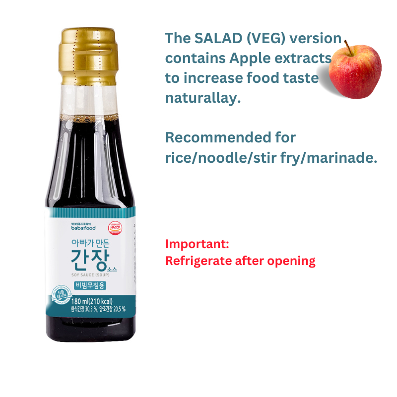 Bebefood Soy Sauce for Salad / For Veg 10M+ (Expiry 13-11-2025)