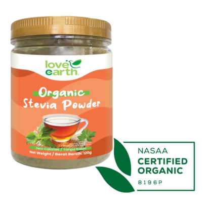 Love Earth Organic Stevia Powder (Expiry 30-12-2027)