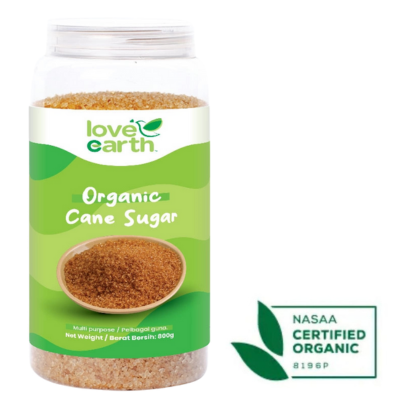 Love Earth Organic Cane Sugar (Expiry 19-12-2027)