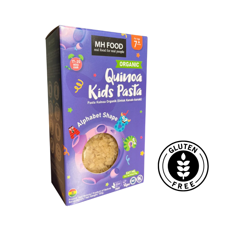 MH Food Organic Quinoa Kids Alphabet Pasta 7M+ (Expiry 29-03-2026)