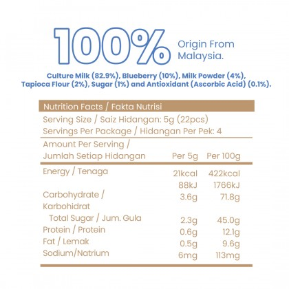 Love Earth Yogurt Melts Blueberry 12M+