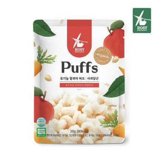 Rosy Organic Rice Puffs Apple Carrot 7M+ (Expiry 30-08-2024)