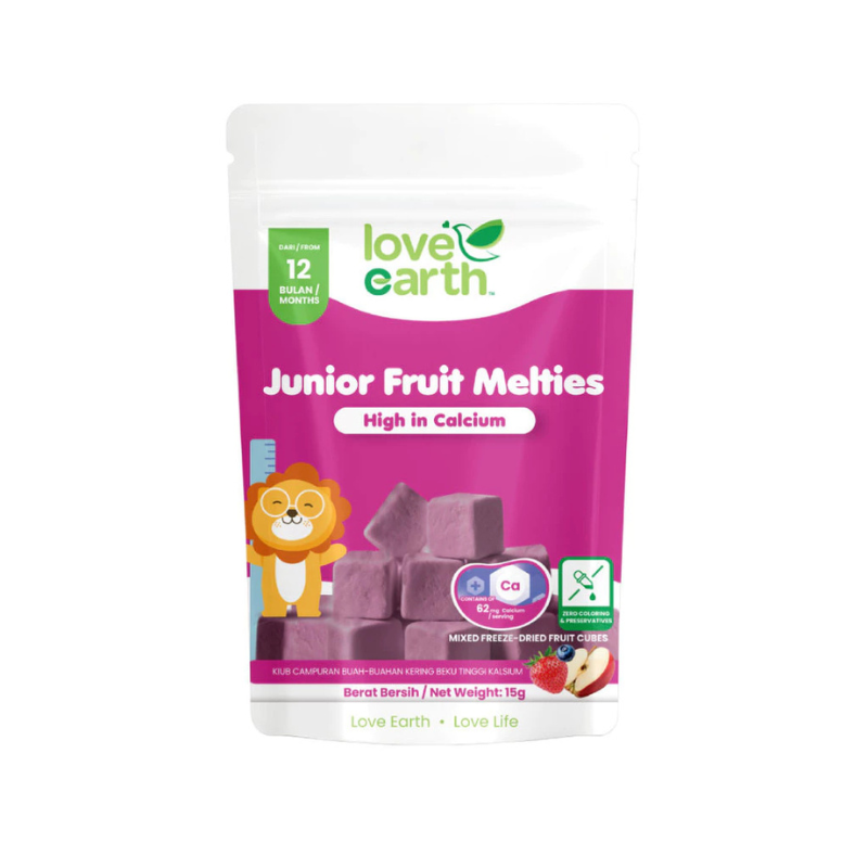Love Earth Fruit Melties - High in Calcium 12M+ (Expiry 06-06-2027)