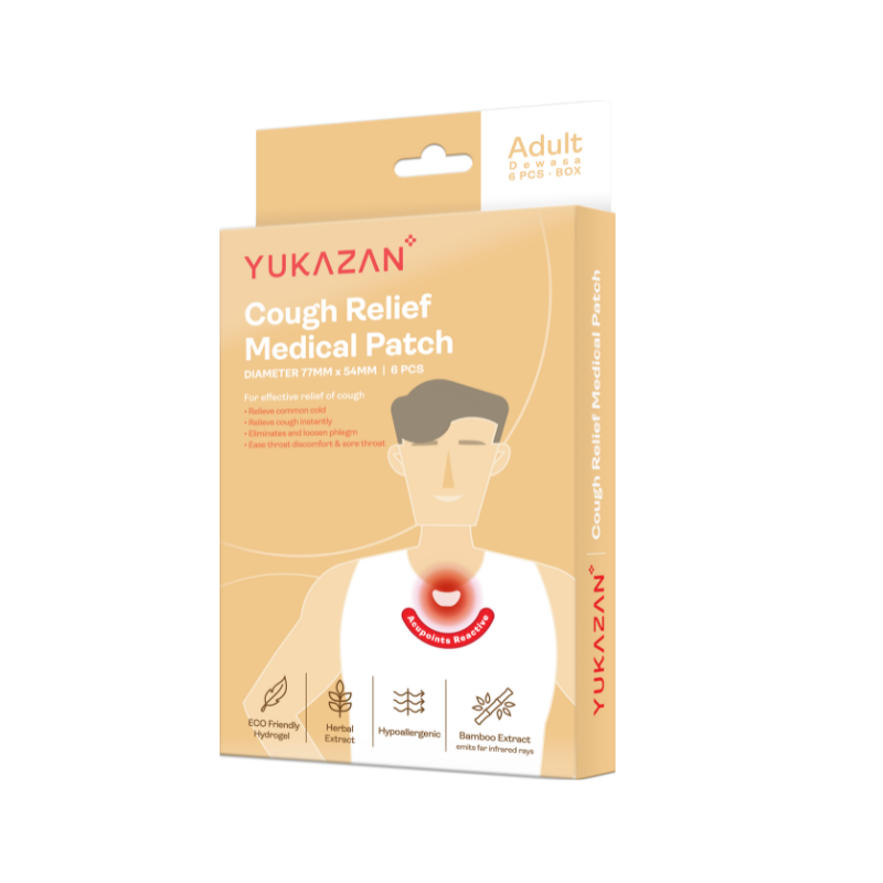 Yukazan Cough Relief Patch for Adult (Expiry 30-10-2026)