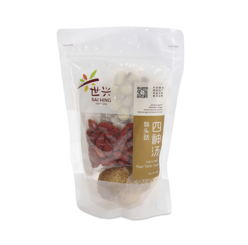 Sai Hing's Four Tonic Soup w Lion Mane Mushroom 12M+ (Expiry 29-08-2025)