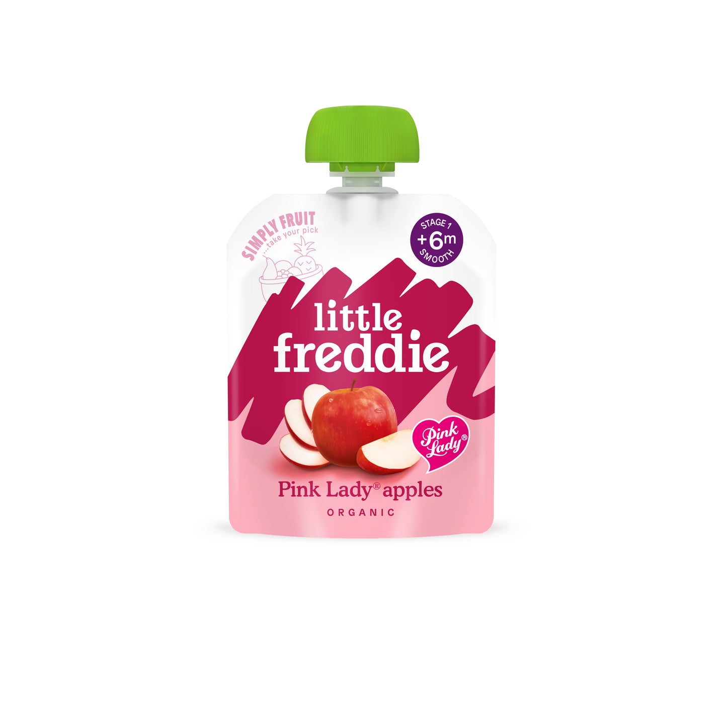Little Freddie Puree - Simply Pink Lady Apple 70g - 6M+