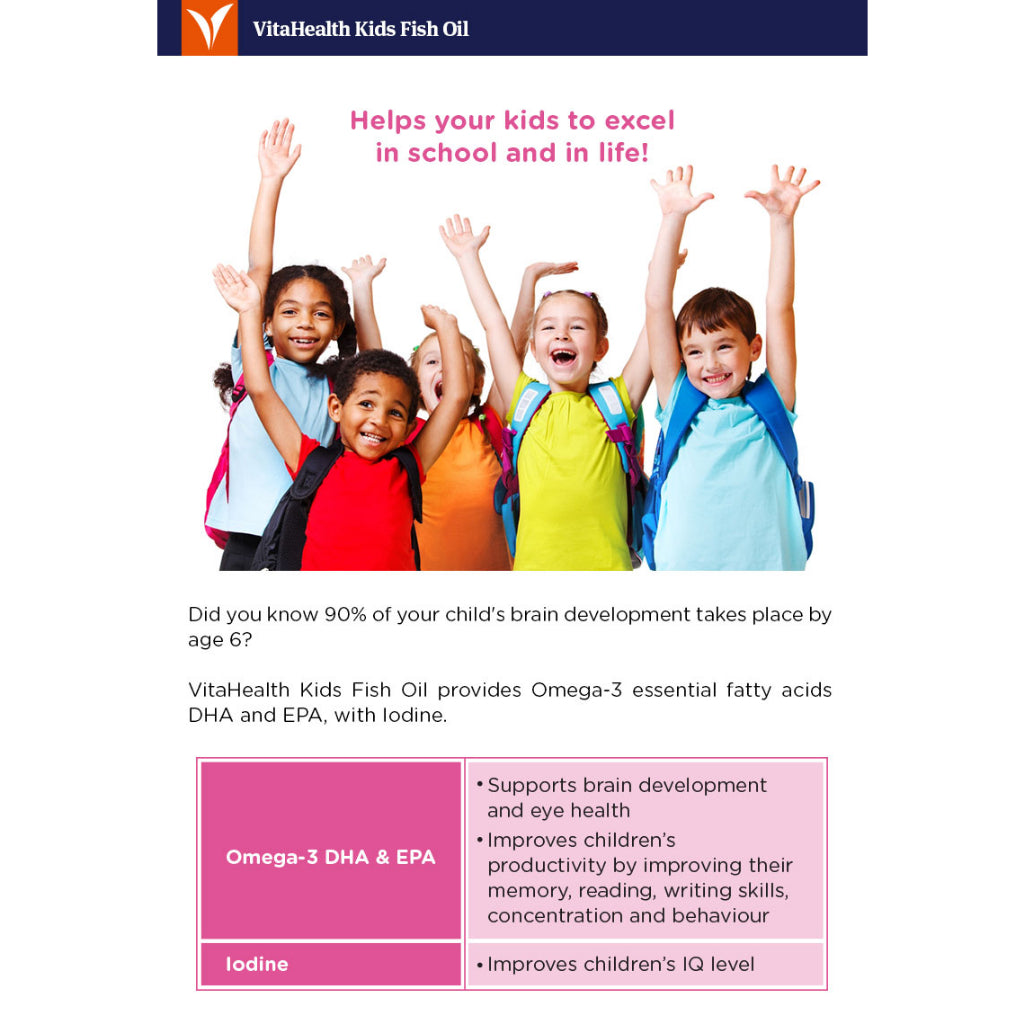 Vitahealth Kids Fish Oil >2Y+ (Expiry 31-01-2026)
