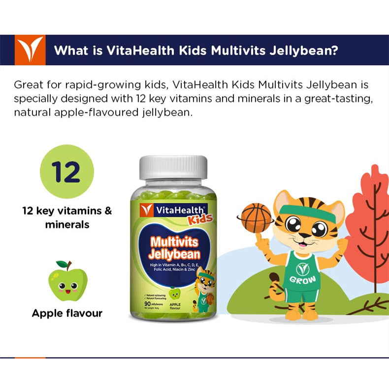 Vitahealth Kids Multivits Jellybean > 4Y+ (Expiry 07-05-2024)