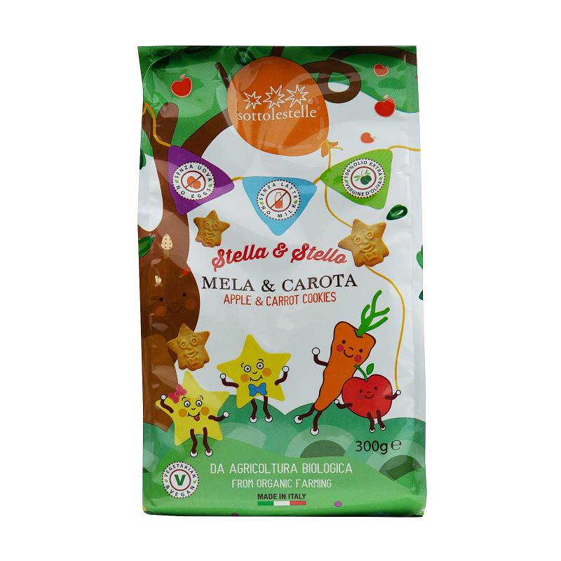 Stella & Stello Apple & Carrot Cookies 12M+ (Expiry 13-04-2024)