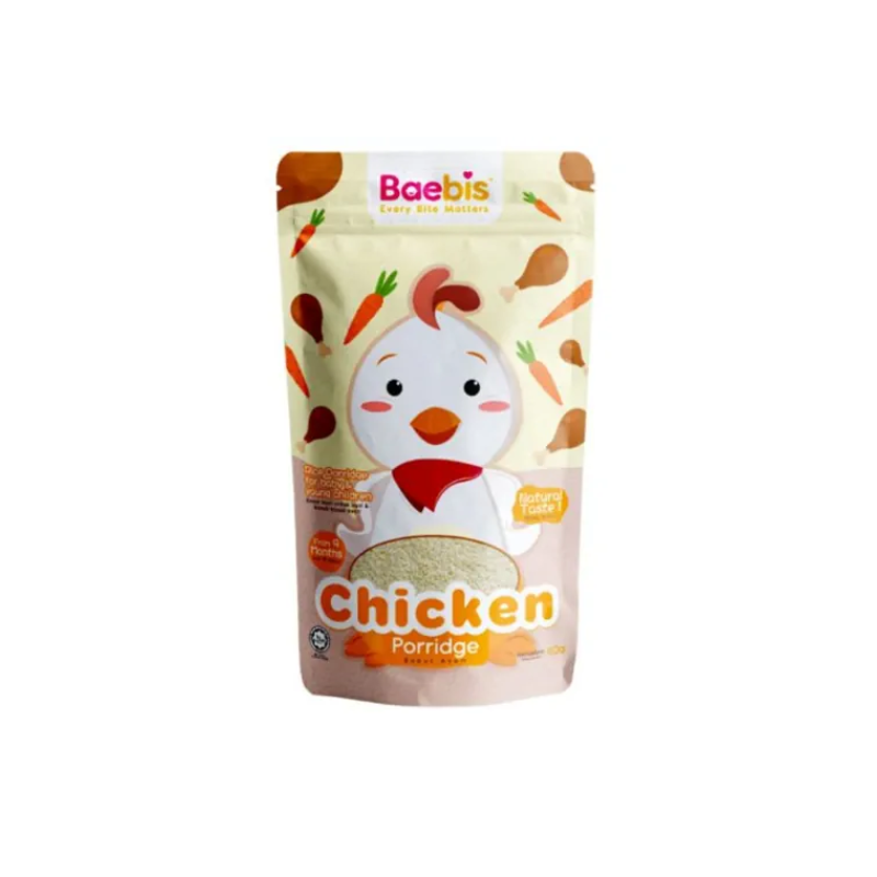Baebis Porridge Chicken (44g x 4) - 9M+ (Expiry 06-02-2026)