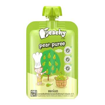 Peachy Pear Puree Pouch 6M+ (Expiry 15-06-2024)