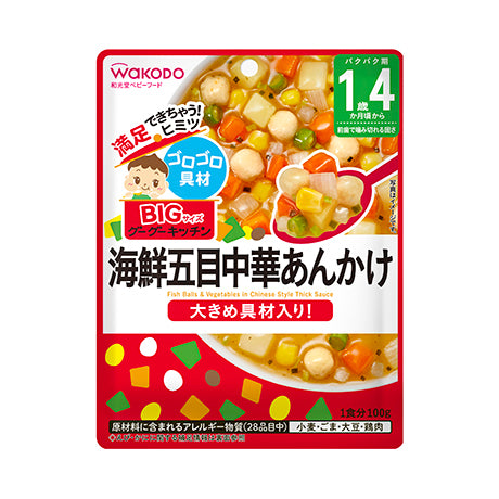 Wakodo Fish Balls & Vegetables in Chinese Style Thick Sauce 16M+ (Expiry 30-04-2024)