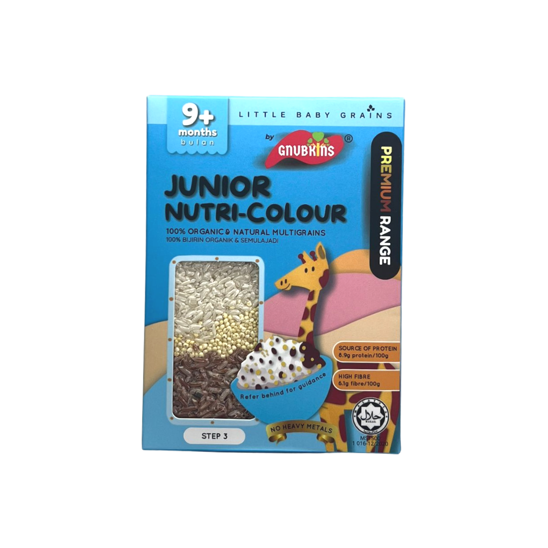 Gnubkins (Little Baby Grains) Junior Nutri Colour Baby Rice Step 3 9M+ (Expiry 30-05-2026)