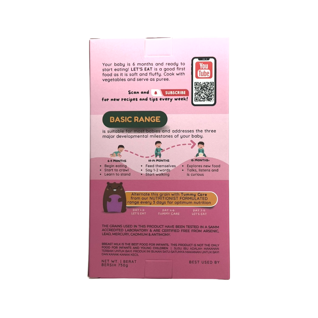 Gnubkins (Little Baby Grains) Let's Eat Baby Rice 6M+ (Expiry 30-04-2026)
