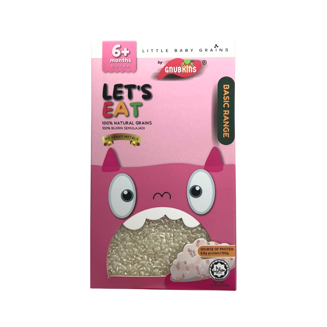 Gnubkins (Little Baby Grains) Let's Eat Baby Rice 6M+ (Expiry 30-04-2026)