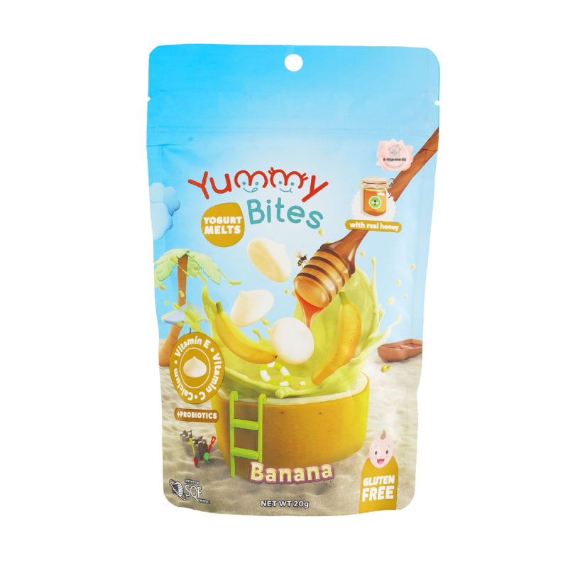 Yummy Bites Banana with Real Honey Yoghurt Melts 12M+ (Expiry 21-03-2026)