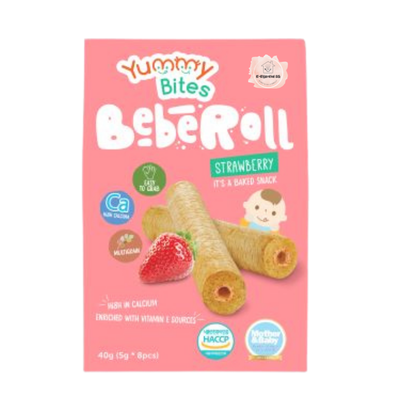Yummy Bites - Strawberry Beberoll 9M+ (Expiry 02-09-2025)