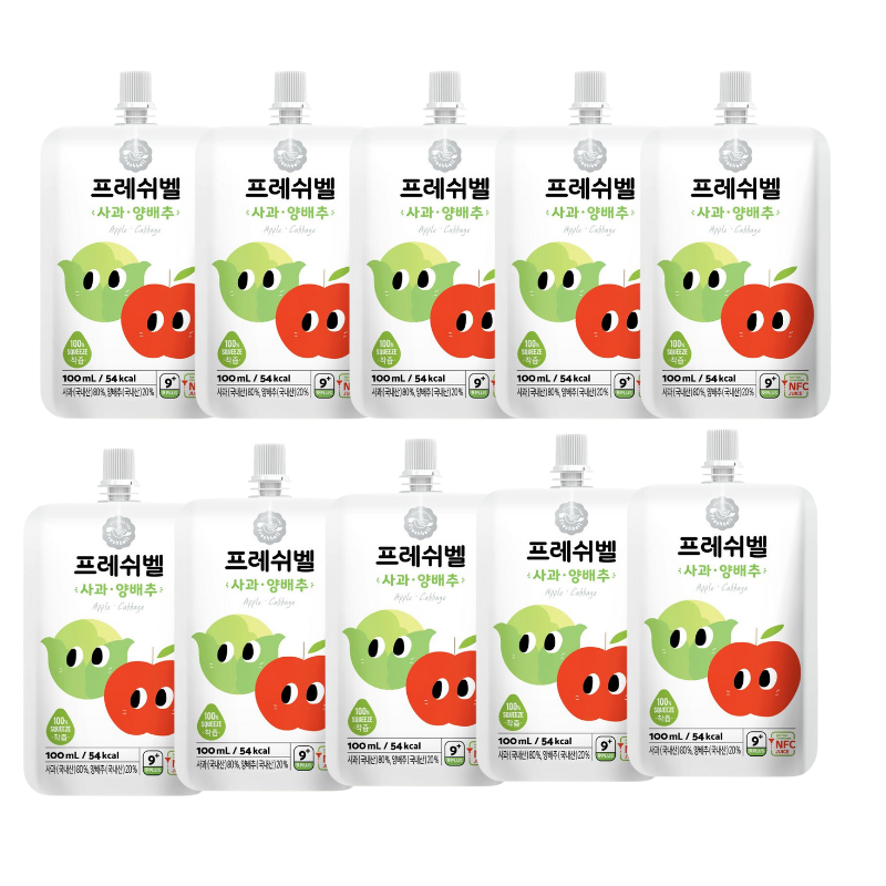 Freshbell NFC Apple Cabbage Juice 9M+ (Expiry 12-12-2025)