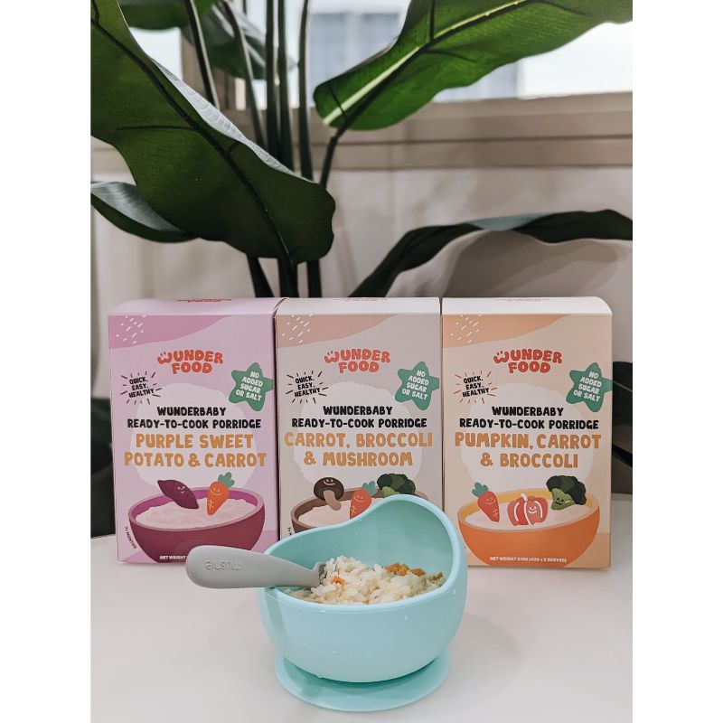 Wunderfood Ready-To-Cook Porridge Pumpkin, Carrot & Broccoli 7M+ (Expiry 06-11-2026)