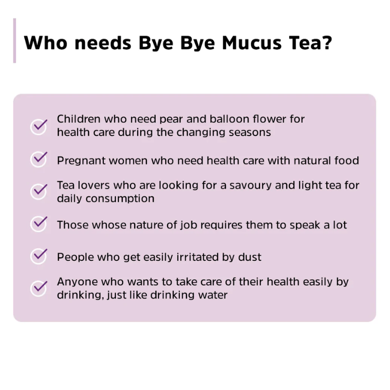 Rosy Organic Bye Bye Mucus Teabag 6M+ (Expiry 19-12-2025)