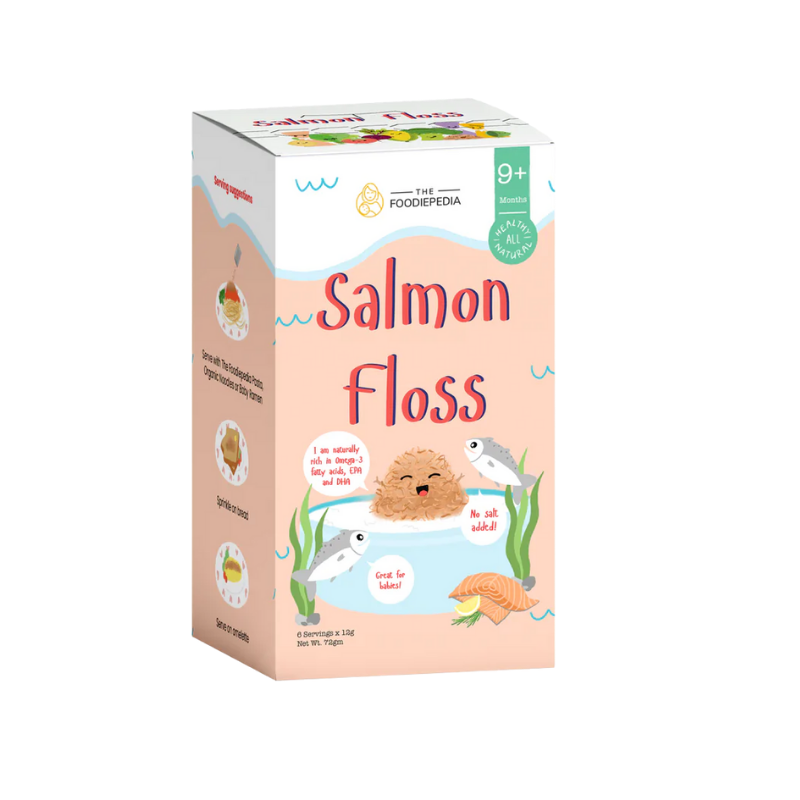 Foodiepedia Salmon Floss (No Salt) 9M+ (Expiry 21-10-2025)