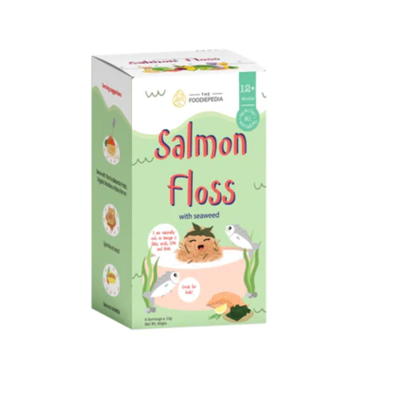 Foodiepedia Salmon Floss with Seaweed 12M+ (Expiry 21-10-2025)