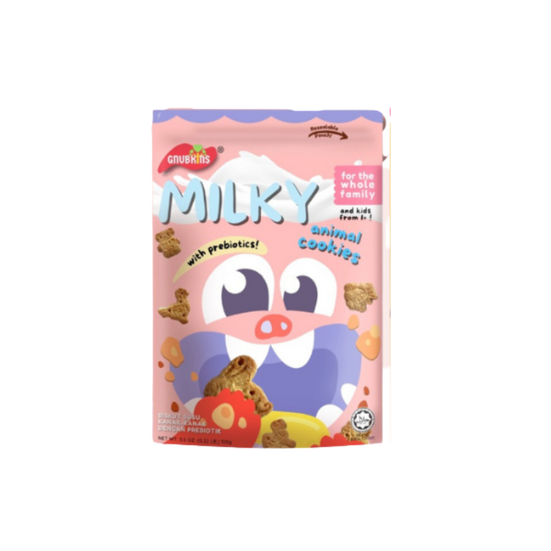 Gnubkins (Little Baby Grains) Milky Cookies with Prebiotics 12M+ (Expiry 03-10-2026)