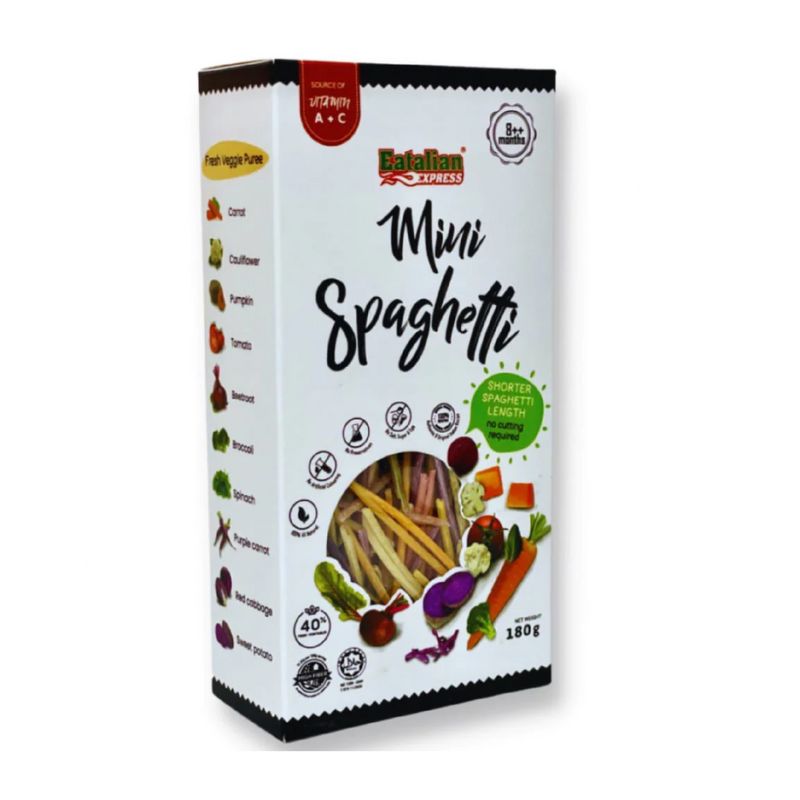 Eatalian Express Mini Spaghetti 180g / 8M+