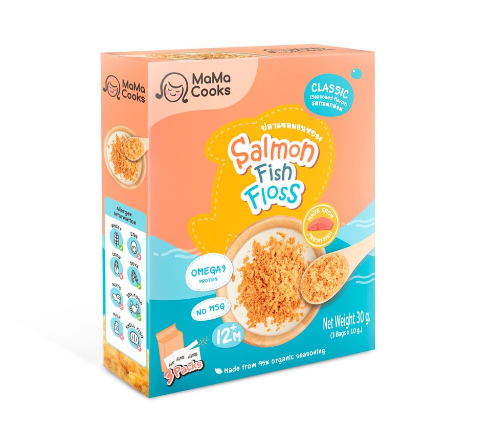 Mama Cooks Salmon Fish Floss 12M+