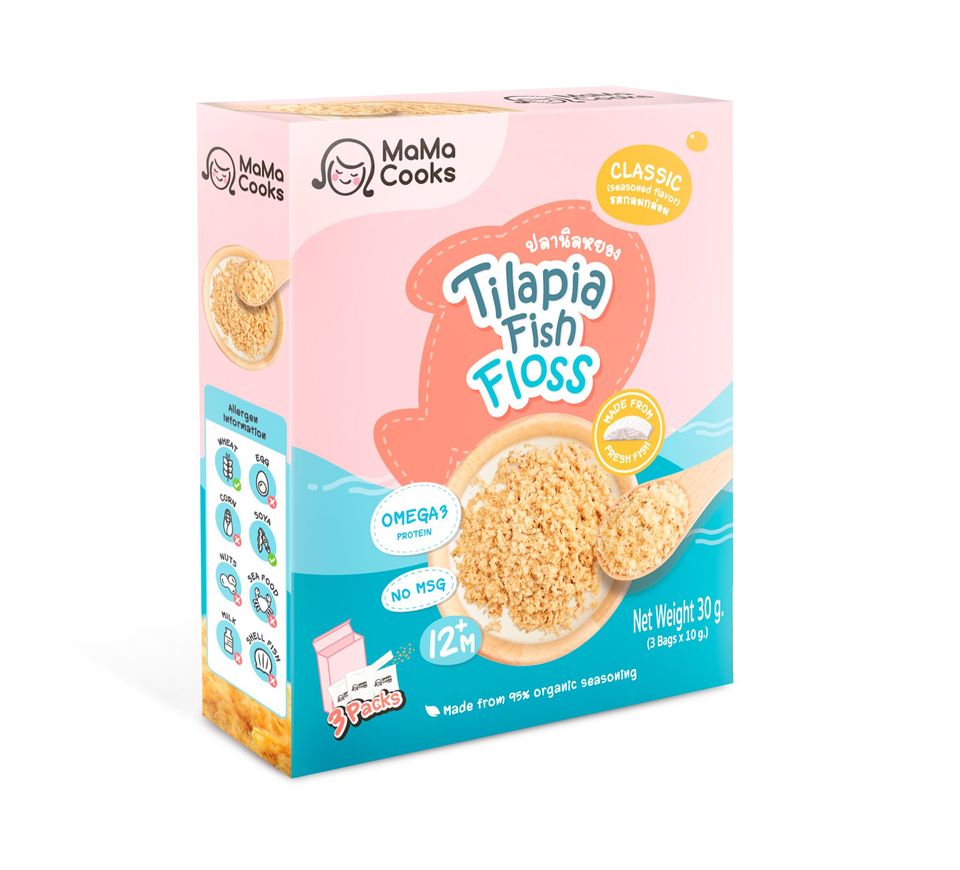 Mama Cooks Classic Tilapia Fish Floss 12M+ (Expiry 10-08-2024)