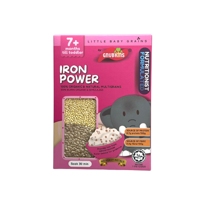 Gnubkins (Little Baby Grains) Iron Power Baby Rice 7M+ (Expiry 30-12-2025)